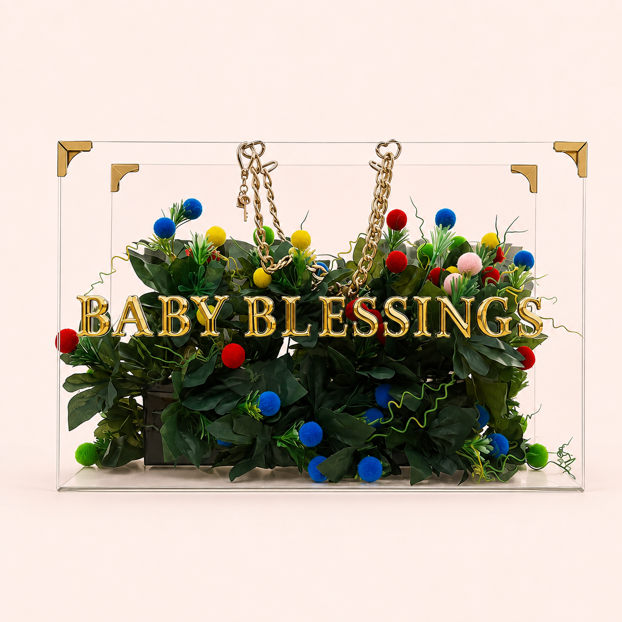 Baby Blessings – Luxury Rose Keepsake Bag