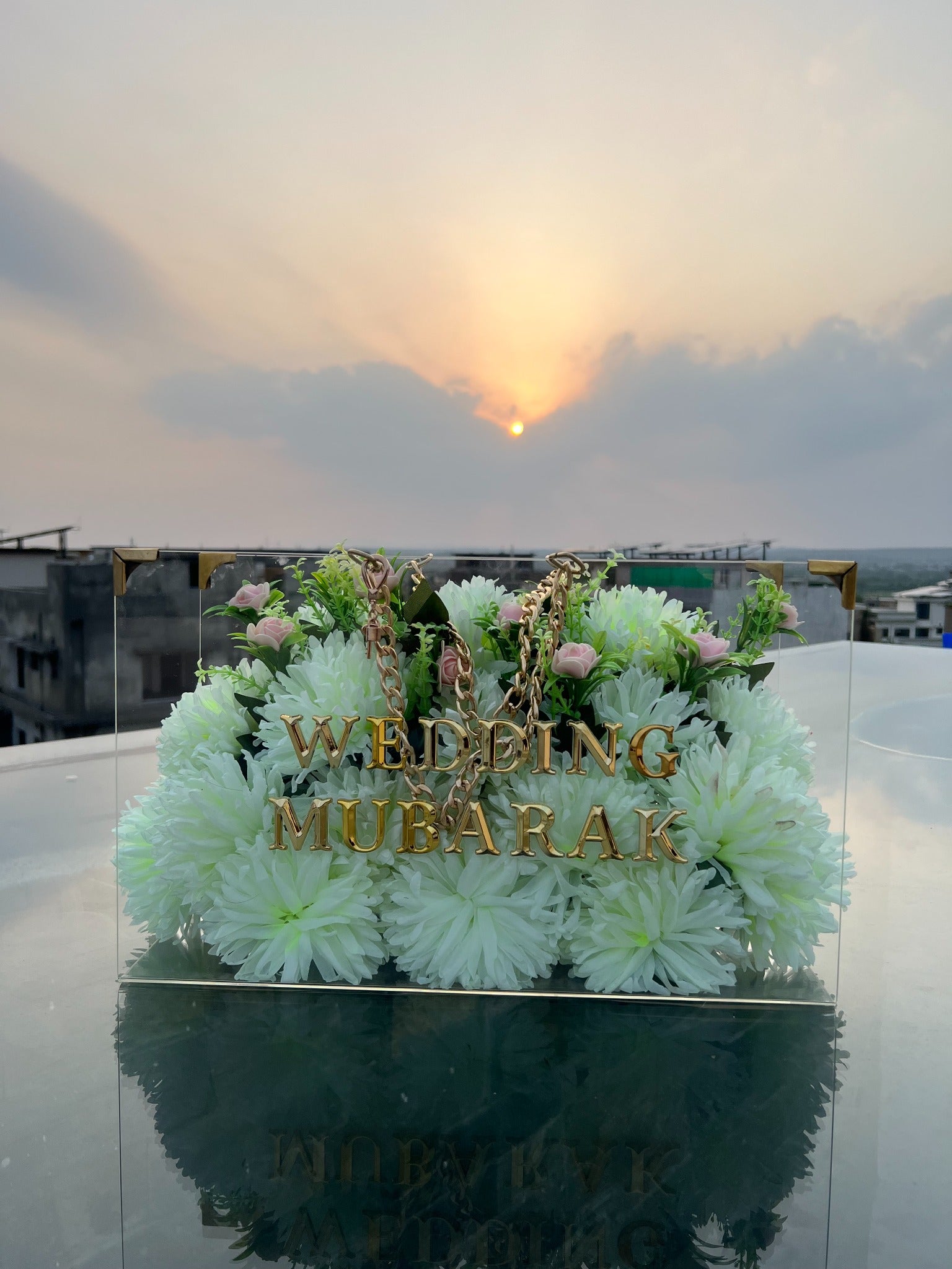 Flora Luxe Wedding Mubarak floral bag